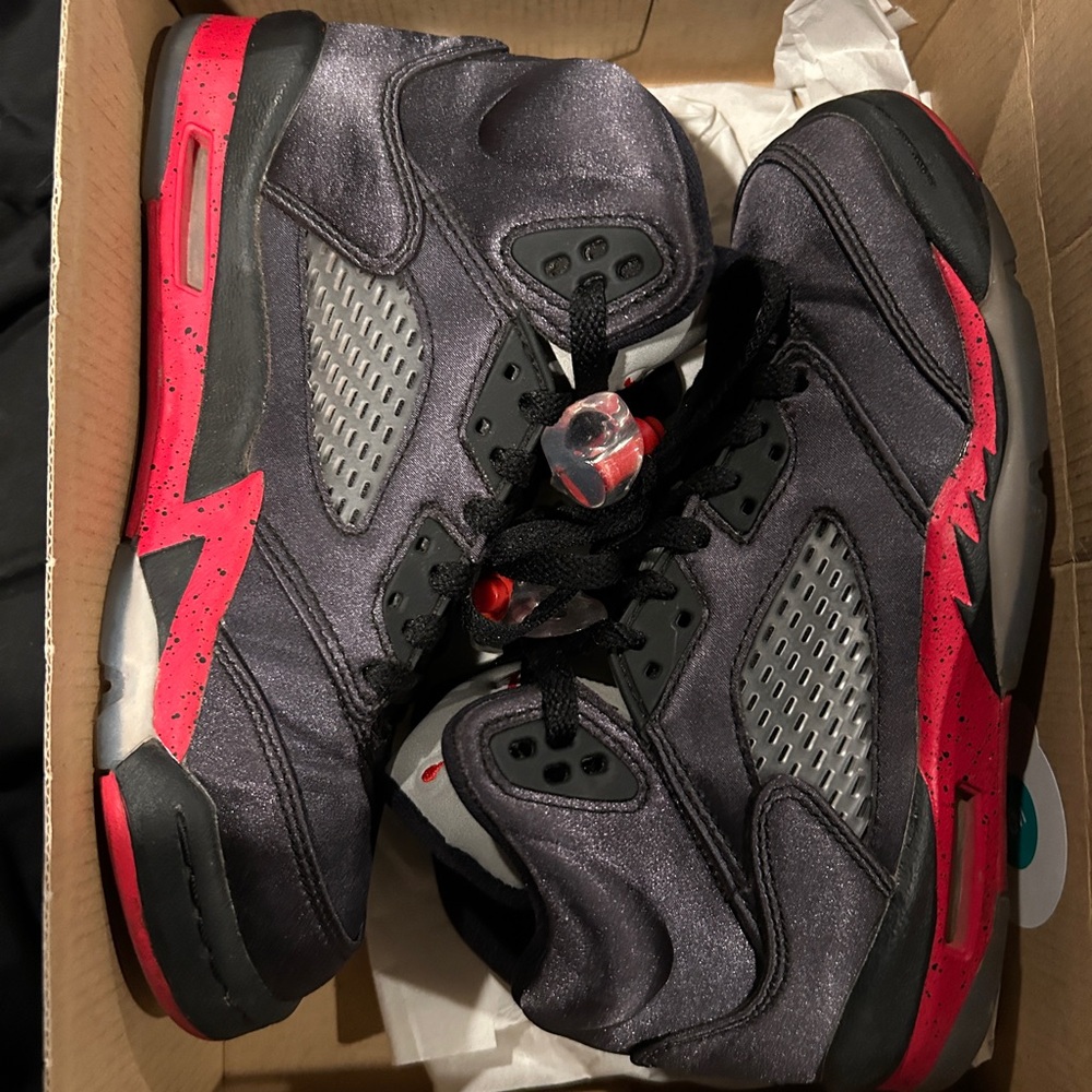 Black and Red Athletic Sneakers